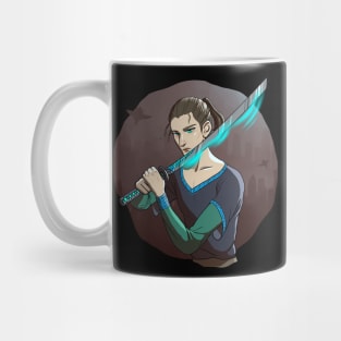 Cyan Sword Mug